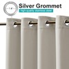 NICETOWN Outdoor Curtains for Patio Waterproof, Rustproof Grommet Room Darkening