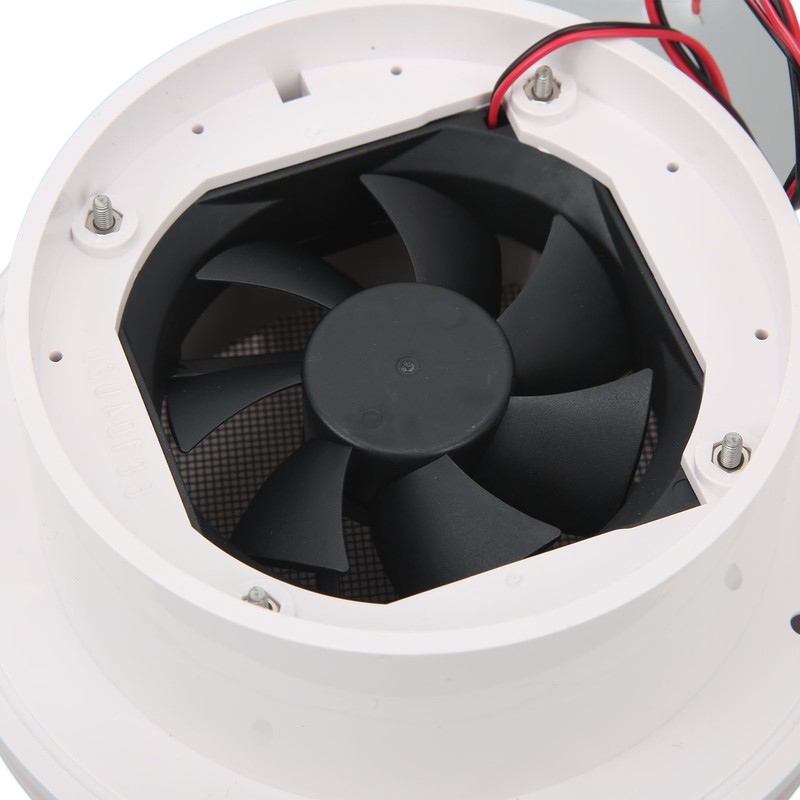 RV Mini Vent Fan White Round Noiseless Compression Resistant Vent