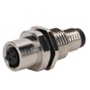 M8‑I4 Brass Industrial Connector Adapter M8 IP67 Waterproof Connector 4pin