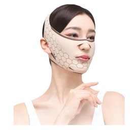 kanuoc Chin Strap for Sleeping,Chin Up Mask V Shaped Face Mask Jaw Exerciser Graphene V-Line Mask Chin Strap for Sleeping,Adjustable Chin Strap (A)