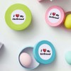 24 x 40mm Round 'I Love My Girlfriend' Stickers (SK00070610)