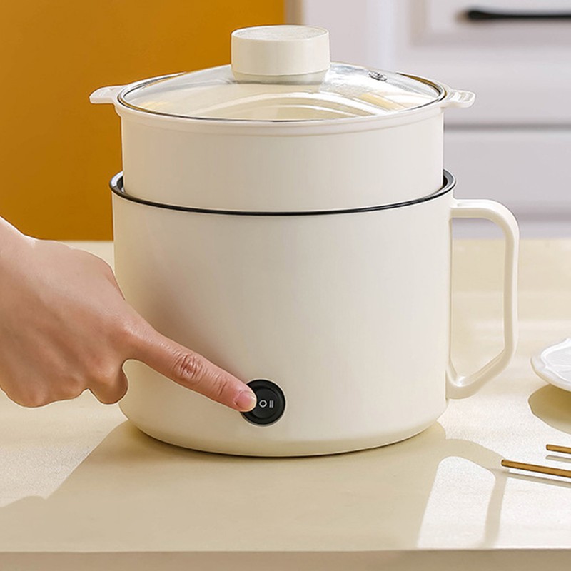 Electric Cooker Pot Rapid Heating Multi Functional Anti Stick Mini