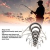 75Pcs Fishing Rod Tip Repair Kit Fishing Rod Guides Stainless
