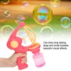 Bubble Gun Automatic Convenient Handle Battery Powered Interesting Fan Function
