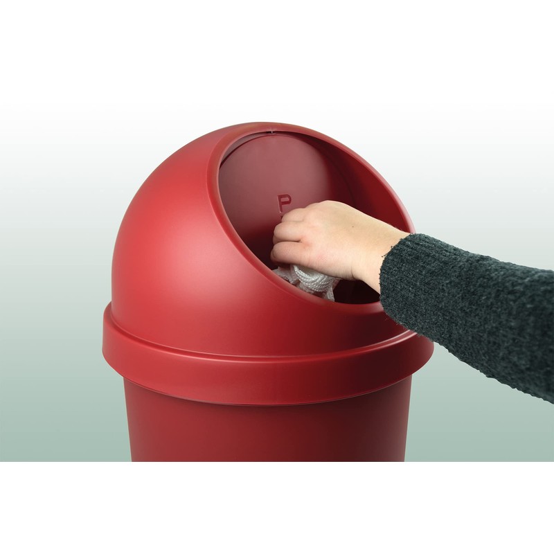 helit H2401051 Push Flap Bin 6 Litres