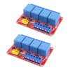 AEDIKO 2pcs DC 5V Relay Module 4 Channel Relay Board