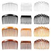 Peinetas Para Cabello Mujer, Set de 12 Peinetas en Negro,