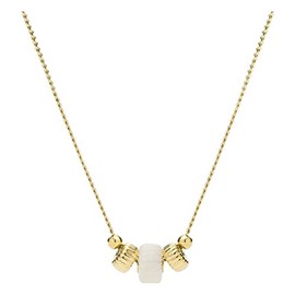 Georgia Vintage Heritage Necklace Mother of Pearl Stainless Steel JF03952710, Stainless Steel, No Gemstone