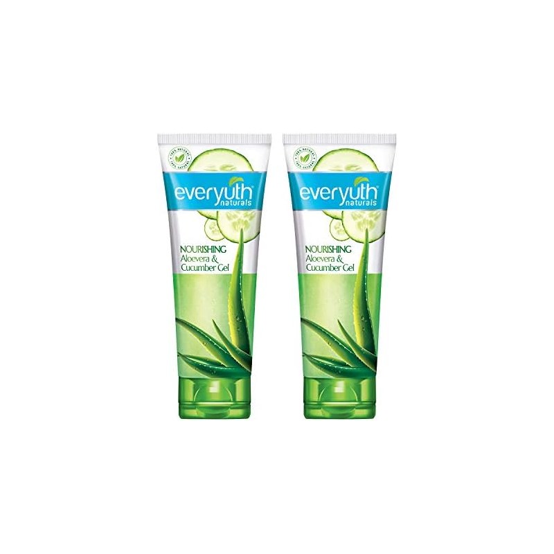 Everyuth Gel Nutritivo Natural De Aloe Vera Y Pepino, 100