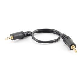 CablesOnline 1ft 3.5mm Stereo Male to Male Plug Gold-Plated Audio Cable, AV-101G