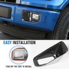 JeCar Front Fog Light Cover Fog Lamp Bezel Trim for