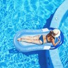 Air Mattress Pool Hammock, Float Inflatable Water Hammock, Blue Inflatable