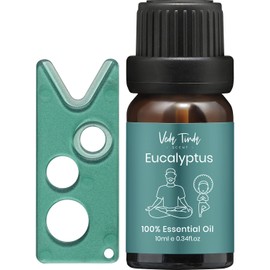 Veda Tinda Eucalyptus essential Oil, 100% Pure Nature Organic Eucalyptus Oil for Diffuser, Refreshing, Clear Head, 0.34 fl oz 10ml