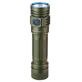 SKILHUNT M300 V2 3000 Lumens Powerful Magnetic Rechargeable LED Flashlight, Light for EDC, Outdoor, Rescue, Searching, Hiking and Emergency (Green High CRI 5000K)