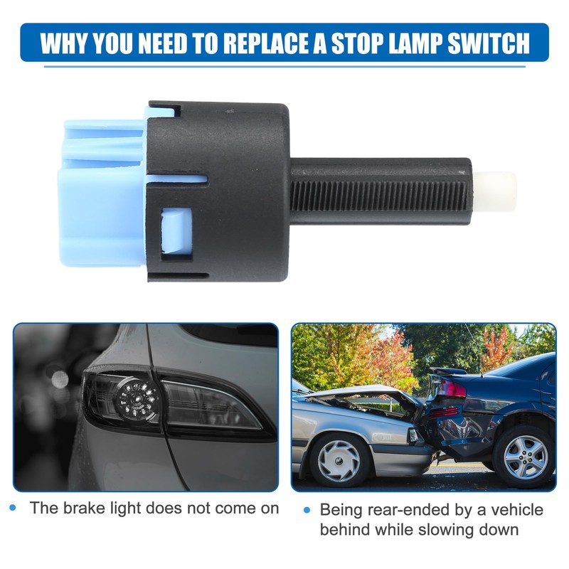 uxcell Stop Lamp Switch Stoplight Switch Assembly Replace No.8614A183 for