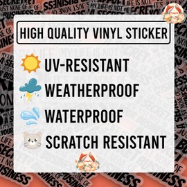 (3Pcs) My Life is Not A Secret Clear Sticker Sarcastic Funny Quote Saying Decal Waterproof Vinyl Stickers Adult for Laptop Kindle Car Tumbler Water Bottle Bike Skateboard - Size 3”x1.9”