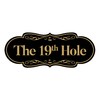 Signs ByLITA Designer The 19th Hole Sign (Black Gold) -