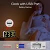 Topski Loud Alarm Clocks for Bedrooms Heavy Sleepers, Digital Bedside