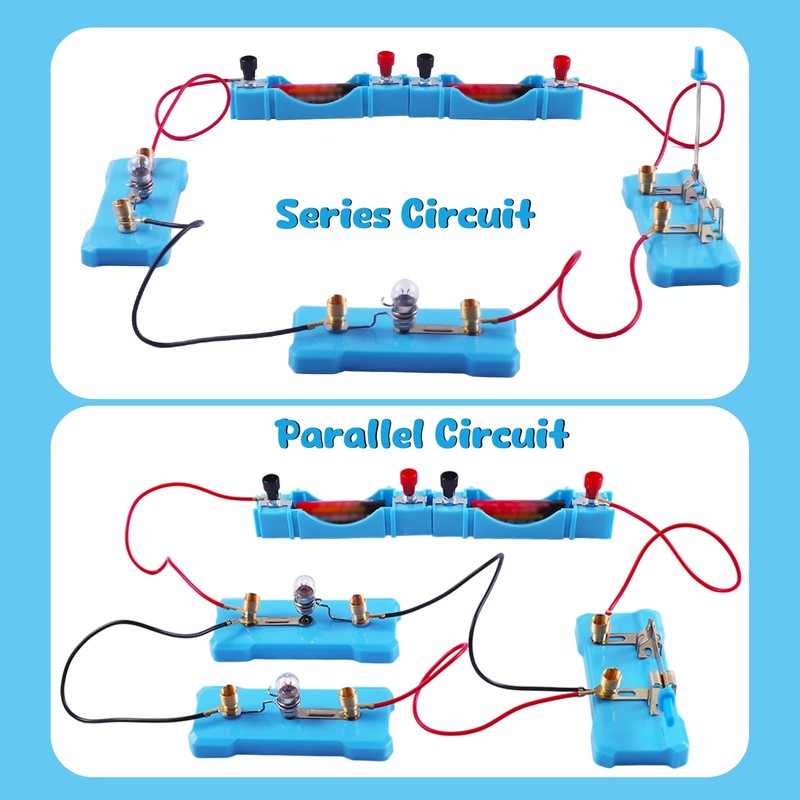 Electronic Circuit Set for Children - Educational Toy with Motor,