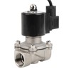G3/4in Electric Solenoid Valve Stainless Steel Quick Opening Direct Action