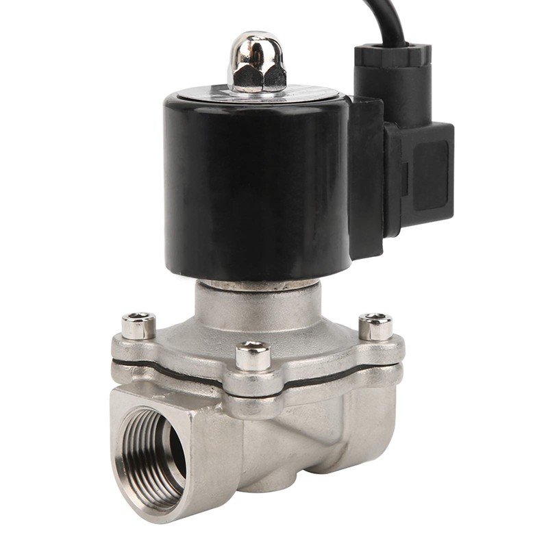 G3/4in Electric Solenoid Valve Stainless Steel Quick Opening Direct Action