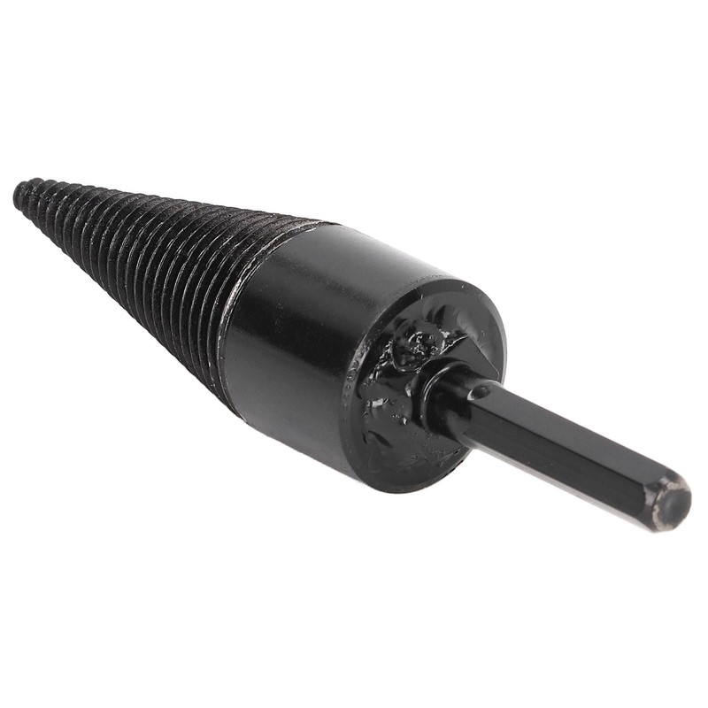 Firewood Drill Bit Wood Log Splitter Carbon Steel Cone Hex