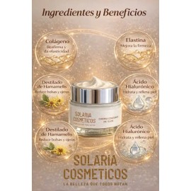 Kit Facial Solaria Cosméticos Ácido Hialurónico Antiedad