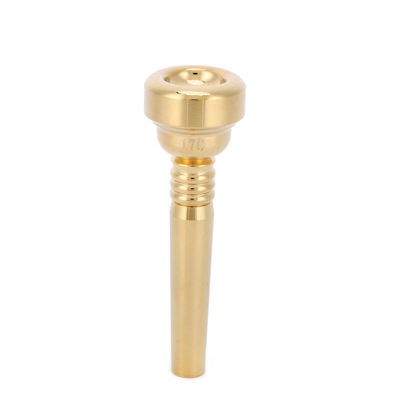 Trumpet Mouthpiece Gold Fashionable Look Beginner Musical Instrument Accessories 17C