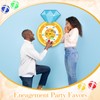 Fanfanwin Bridal Shower Games Ring Shape Dart Board with 24