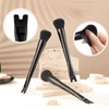Nose Contour U-Shaped Makeup Brush - 2-in-1 Dual Ended, Precision