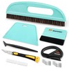 WRAPXPERT Wallpaper Smoothing Tool,Wallpaper Tools Included Felt Squeegee,Craft Knife,Wallpaper Brush,Wallpaper