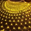 AKISOT Solar Illumination Net Light LED Outdoor Net Light Solar