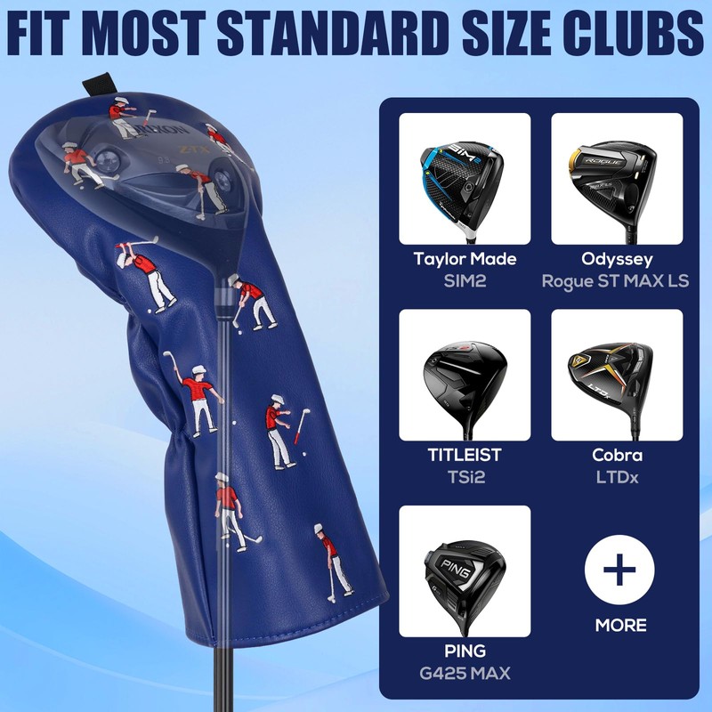 Golf Club Head covers for Driver 460CC DR #1 Elastic