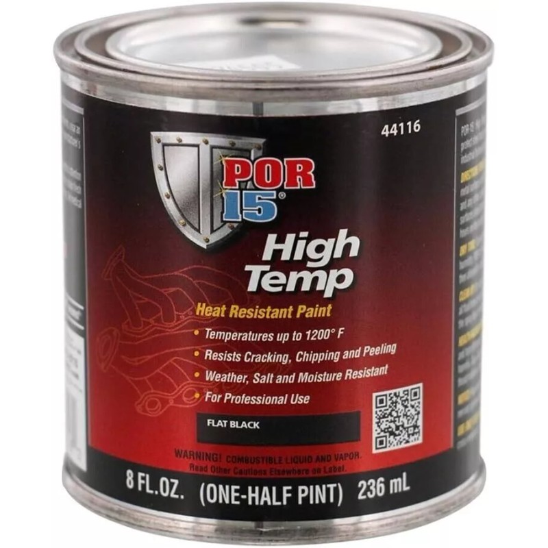 POR-15 High Temperature Paint, High Heat Resistant Paint, Weather and