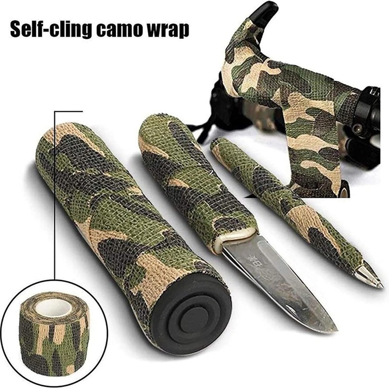 4 Roll Tape Army Camo Wrap Rifle Gun Shooting Hunting