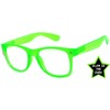 OWL 80's Glow in the Dark Glases Vintage Nerdy Style