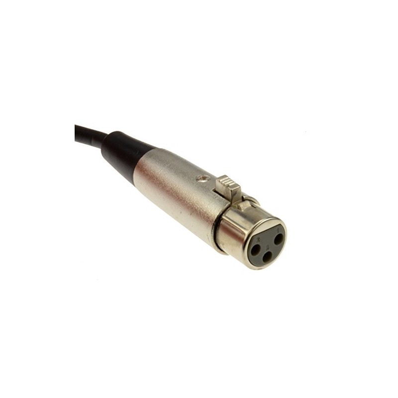 kenable 6.35mm Mono Jack Plug to XLR Socket Microphone Cable