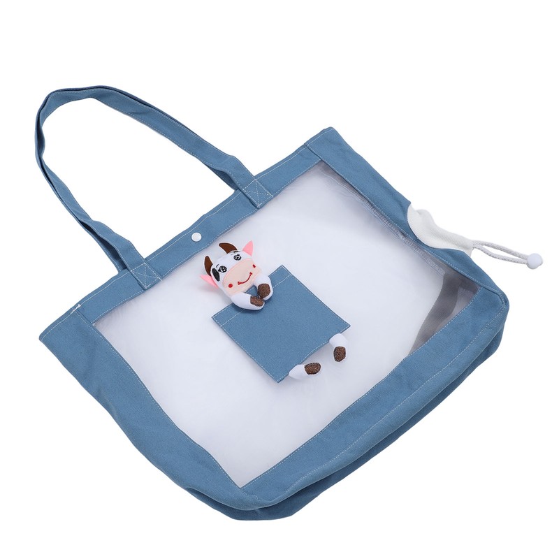 Cat Carrier Handbag Breathable Mesh Canvas Sturdy Soft Comfortable Traveling