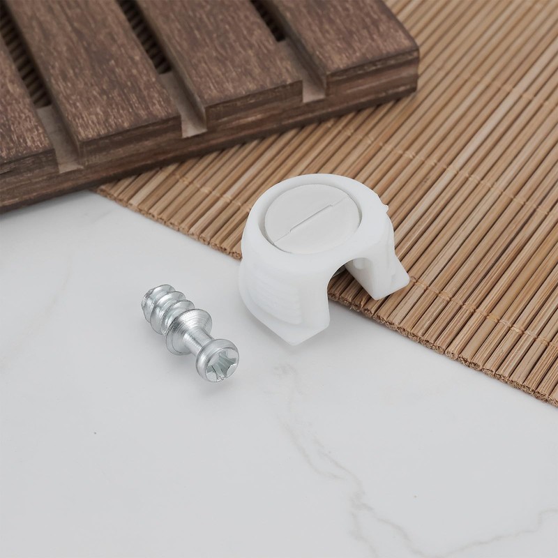 SING F LTD 50pcs 20mm Knock Down Cam Lock Three-in-one