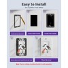 VCE Brush Wall Plate, Cable Pass Through Insert for Wires,