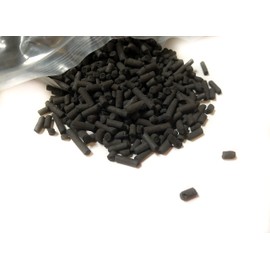 4mm Pellet Activated Carbon (Virgin Bituminous Coal), Premium Charcoal for Purification, Odor Control, Deodorizer, Vapor Phase Applications - Resealable 1 lb Bag (5 lbs (5 x 1 lb bag))