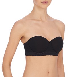 Natori Women's Truly Smooth Smoothing Strapless Contour, Black, 34D