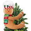 RINOLY Gingerbread Tree Topper,Gingerbread Christmas Decoration,Plush Stuffed Gingerbreads Man Ornaments