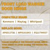 WP8181843 8181843 Cosamatcozon Upgraded Front Load Washer Door Hinge- Compatible