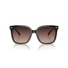 Coach HC8381U Universal Fit Sunglasses, Black/Transparent Blush/Brown Purple Grey Gradient,