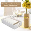 Guest Paper Towels Holder for Bathroom Flat Napkin Holder Tray