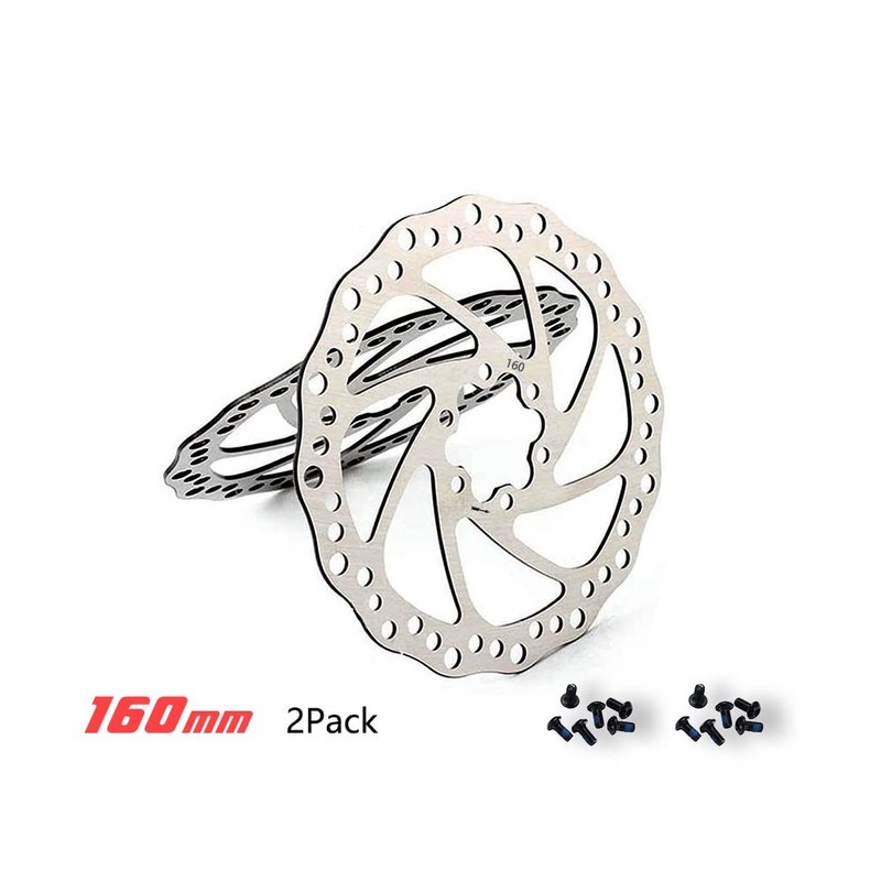 XYT WORLD 2Pcs 160mm Bicycle Disc Brake Rotor for MTB