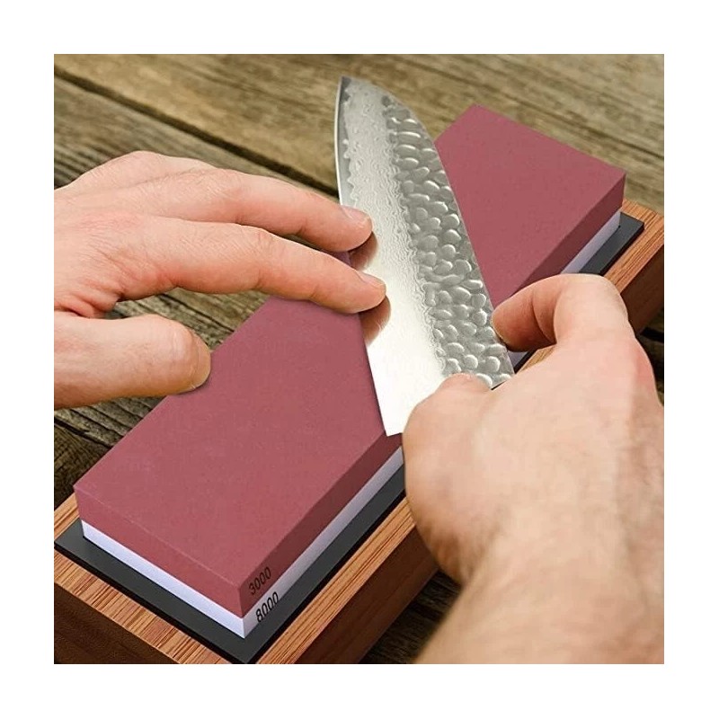G.B.S Premium Whetstone Knife Sharpening Stone Honing Block