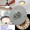 36W 5CCT Dimmable LED Ceiling Fan Flush Mount Light Engine