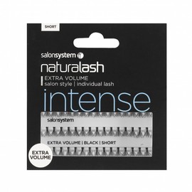 salonsystem Short Intense Extra Volume Individual Lash Flare, Black